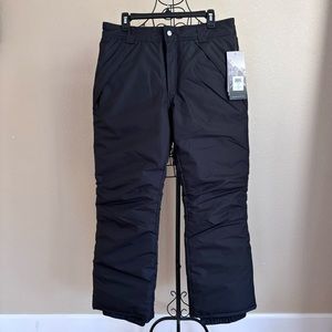 NWT Pulse Ski Snowboard Pants Size Medium Black Zip Pockets